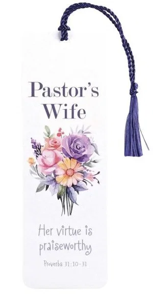 Tassel Bookmark Pastors Wife Floral