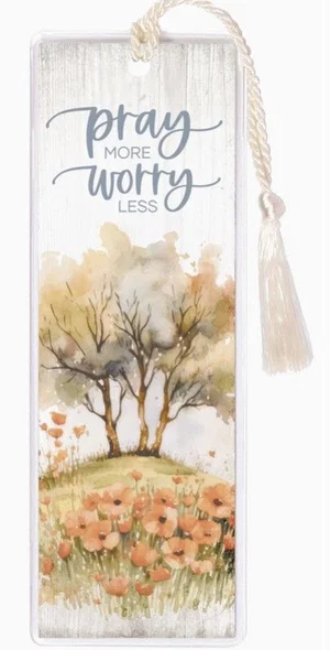 Pray More Tassel Bookmark