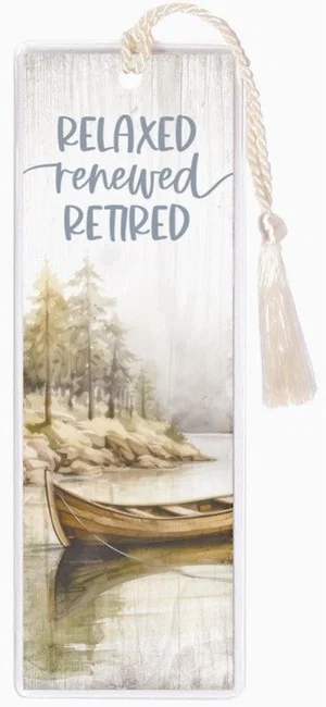 Relaxed Renewed Retired Tassel Bookmark