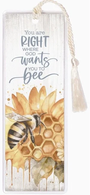You Are Right Where God Wants Tassel Bookmark