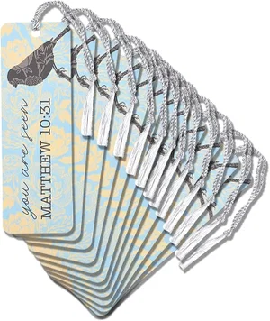 Tassel Bookmark You Are Seen Matt. 10:31