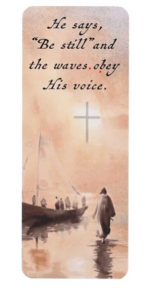 Bookcard He Says Be Still And The Waves