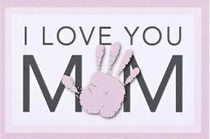 Itty Bitty Card I Love You Mom
