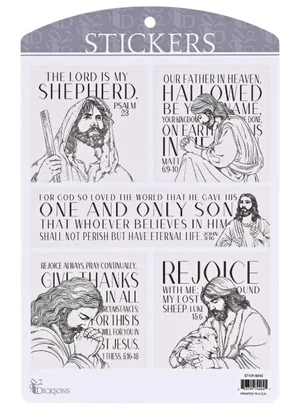 Sticker Jesus Scripture Collection