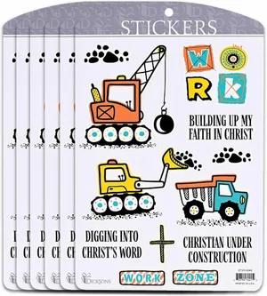 Sticker Kids Digging Christ Collection