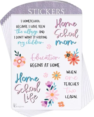 Sticker Homeschool Collection