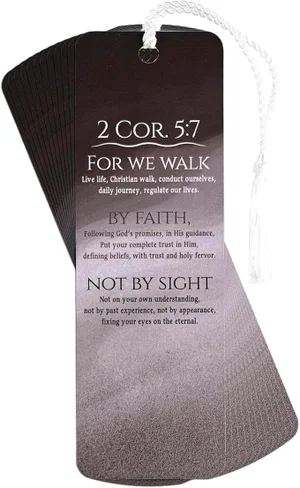 Tassel Bookmark Walk By Faith Not Sight