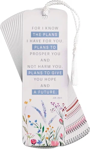 Tassel Bookmark Floral For I Know Plans