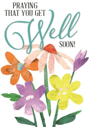 Itty Bitty Card Praying You Get Well