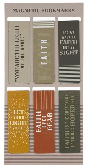 Magnetic Bookmark Set Faith over Fear
