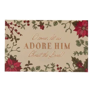 Pass Around Cards O Come Let us Adore Him Ps. 95:6
