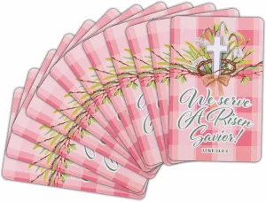 Pocketcard Floral He Is Risen Luke 24