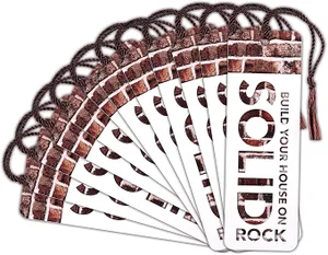 Tassel Bookmark Build Your House On Rock