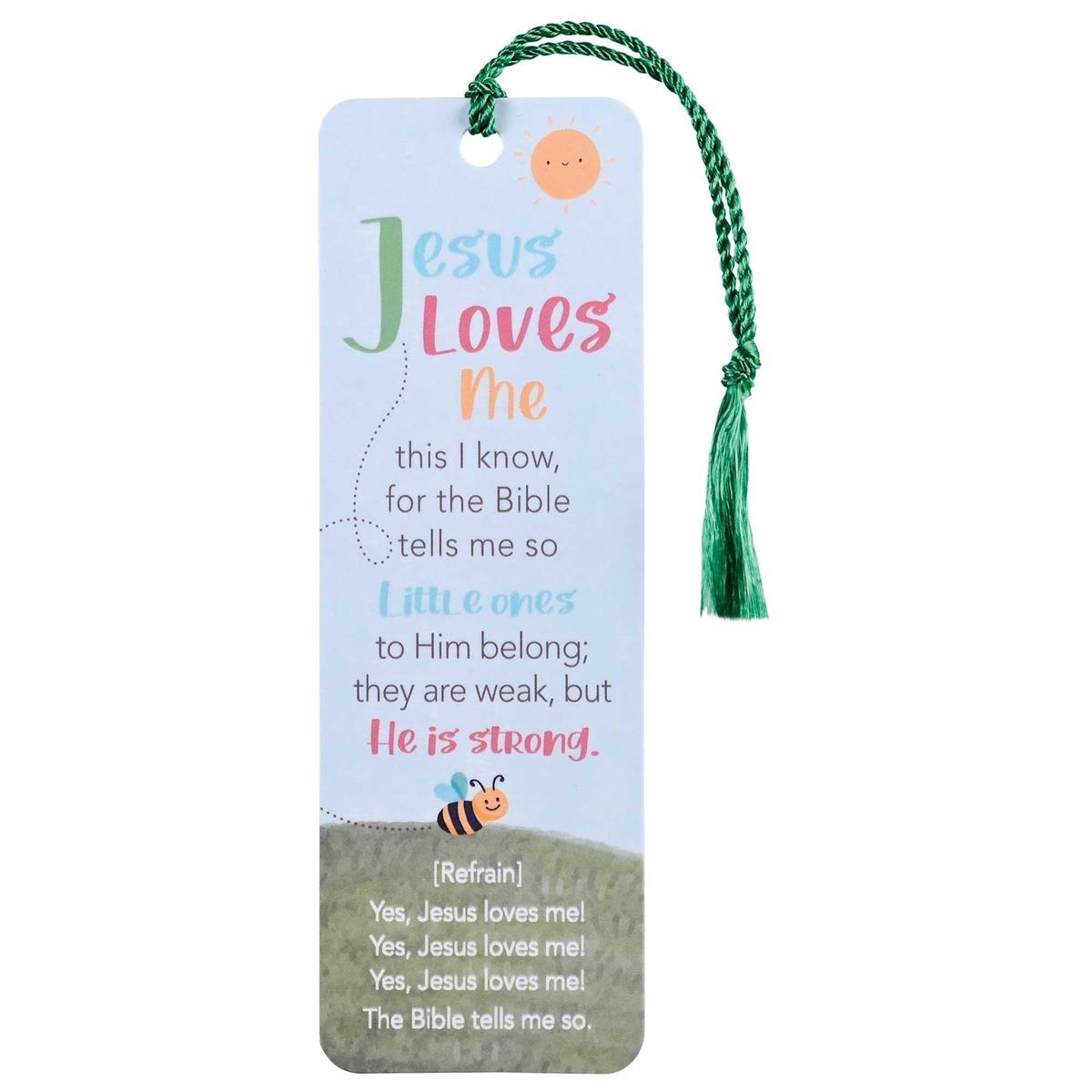 Image of Tassel Bookmark Bee Jesus Loves Me