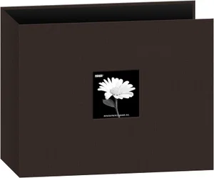 12x12 Scrapbook Fabric 3-Ring Brown