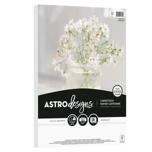 Neenah Astrodesigns 65lb Cardstock Pack 8.5"X11" 50/Pkg Bright White