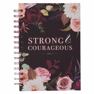 Strong & Courageous Large Wire Journal Joshua 1:9