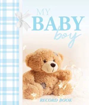 Plaid My Baby Boy Record Book