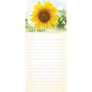 Magnetic Note Pad Sunflower