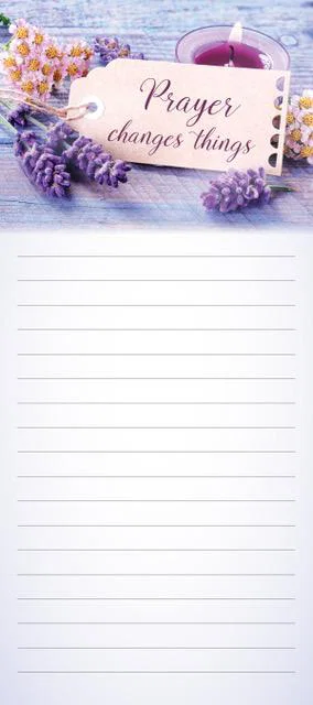 Magnetic Note Pad: Prayer Changes Things