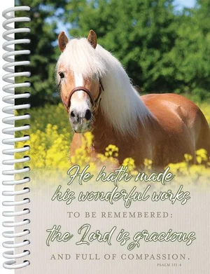 Note Book Gracious -Horse in Field
