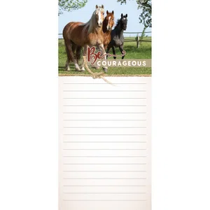 Magnetic Note Pad Be Courageous