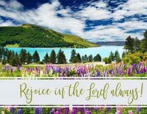Autograph Book Rejoice in the Lord Always N/A