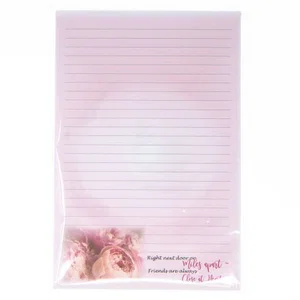 Note Pad Peony 6 x 9