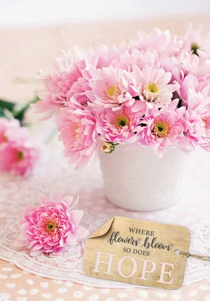 Writing Tablet: Where Flowers Bloom