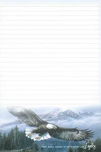 Double Sided Notepad Eagle 6"x 9""