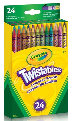 Pencils Coloured Twistables 24's