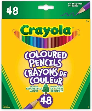 Pencils Coloured 48's Crayola