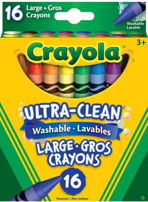 Crayons 16's Large Washable