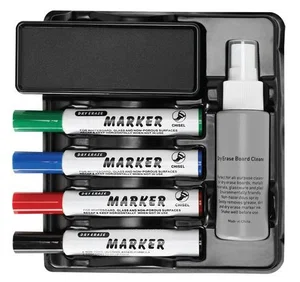 Dry Erase Whiteboard Marker Caddy Kit