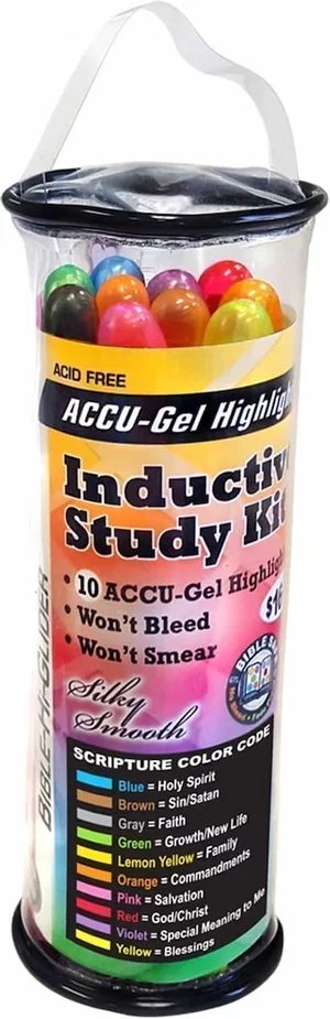 10Pc. Accu-Gel Inductive Study Kit With Case