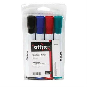 Offix Dry Erase Whiteboard Marker Set of 4