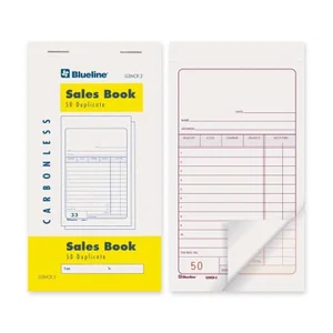 Sales Book Blueline Duplicate