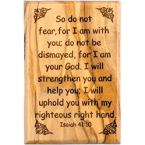Do not Fear Olive Wood Magnet