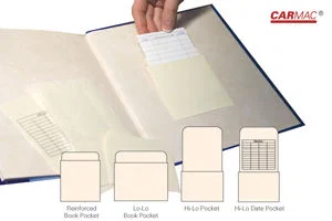 Library Book Pockets Self Adhesive 25pk