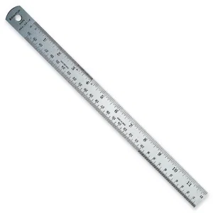 12" STEEL RULER