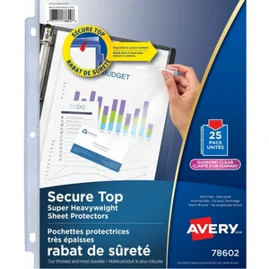 Sheet Protector 25/box - 8.5"x11"