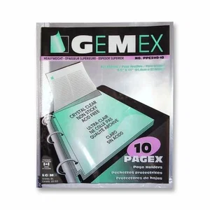 Page Protector Letter Size .002 10/pk