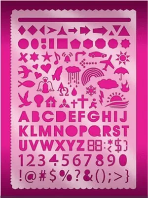 Journaling Stencil Series 1