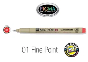 Pen-Pigma Micron Pen (01) Red
