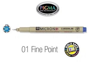 Pen-Pigma Micron Pen 01 Blue