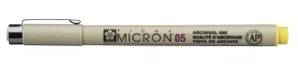 Pen-Pigma Micron (05) Medium Point Bible Note Pen-Yellow