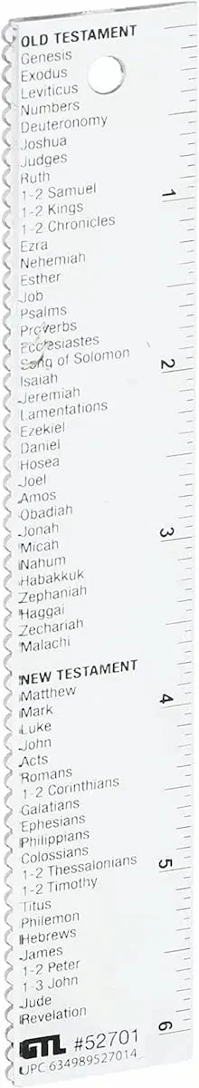 Books of the Bible Ruler