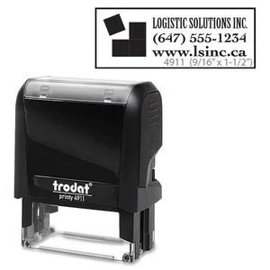 Trodat Printy 4911 Self Inking Stamp 1.5" x 0.55"