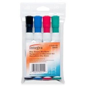 Whiteboard Marker 4 assorted / with black