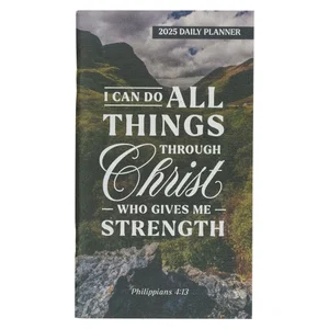 2025 Daily Planner Sm Mountains Phil. 4:13